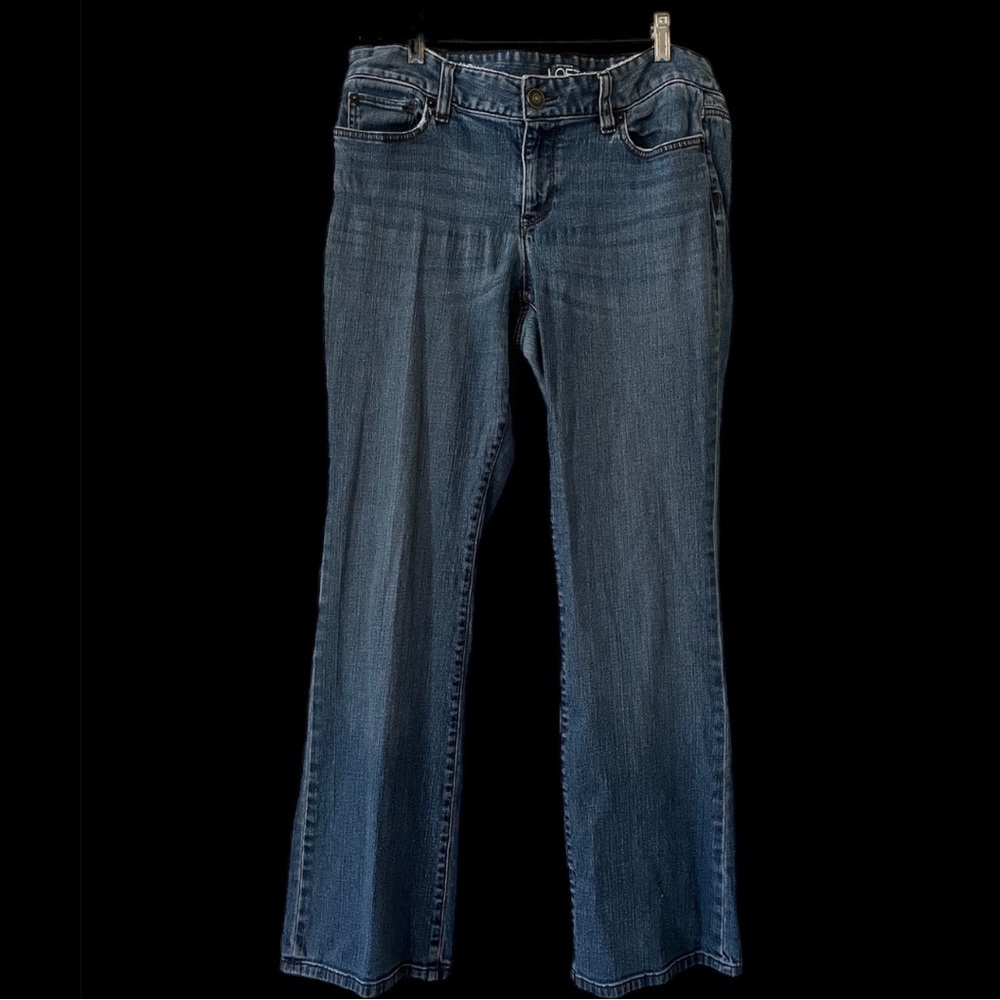 Ann Taylor LOFT Curvy Boot Cut Jeans Size 12